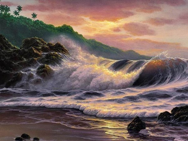 Сансет Бич пляж