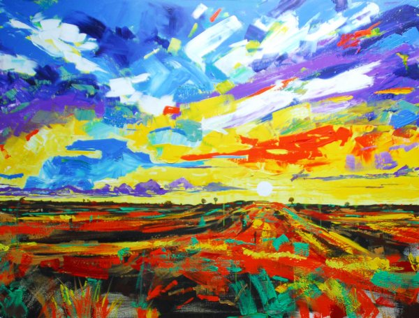 Пейзажи в стиле абстракционизм