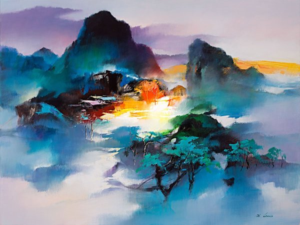 Художник Hong Leung картины