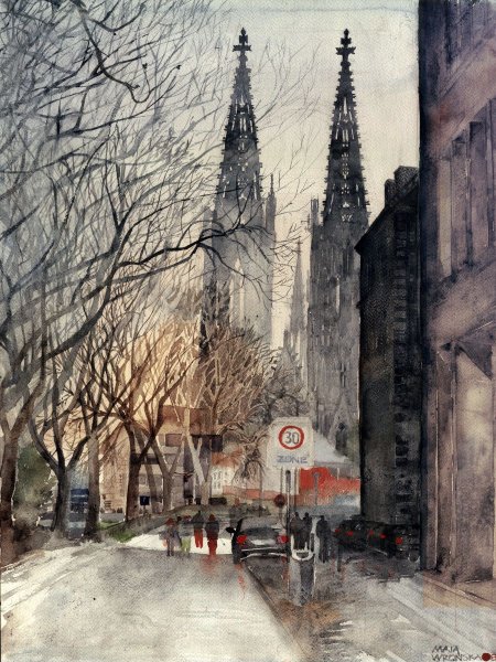 Майя Вронская картины акварелью