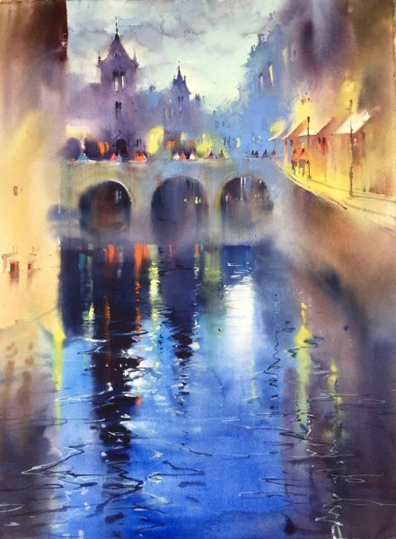 Viktoria Prischedko акварель