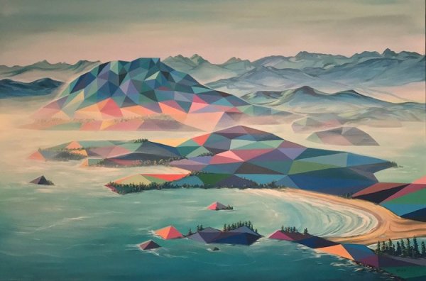 Пейзаж Минимализм живопись