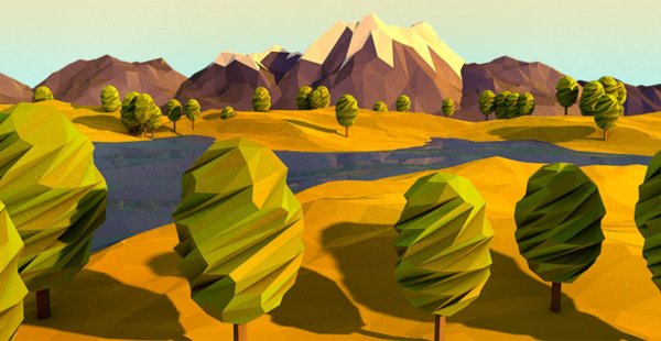 Пейзаж геометрия