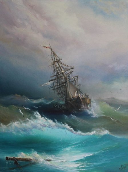 Иван Константинович Айвазовский парусник