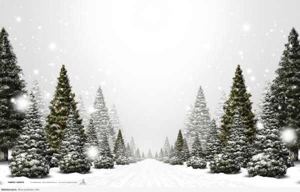 Новогодний пейзаж