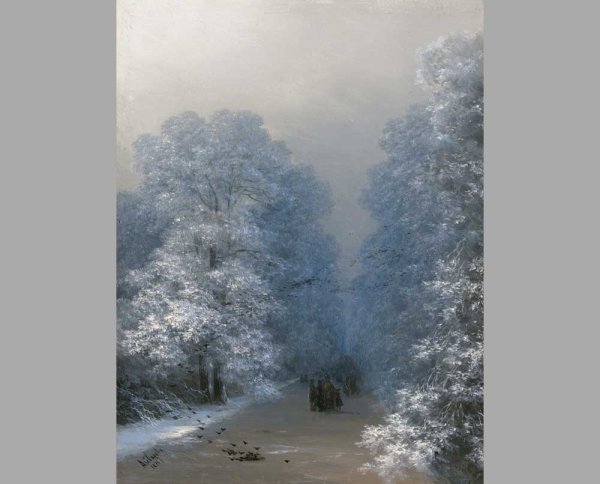 Иван Айвазовский зимний пейзаж