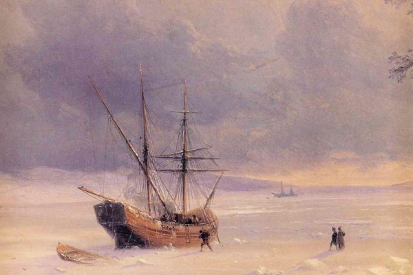 Иван Айвазовский зимний пейзаж 1876