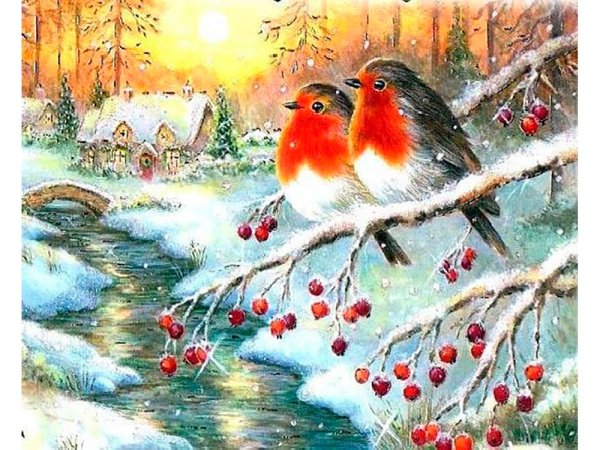 Сказочные зимние птицы