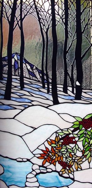 Зимний витраж