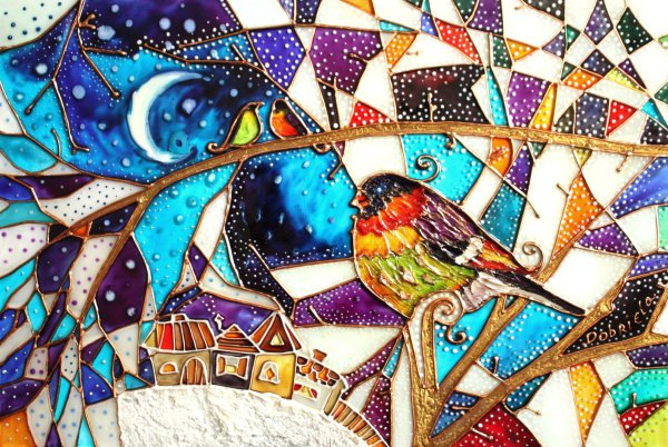 Расписной витраж