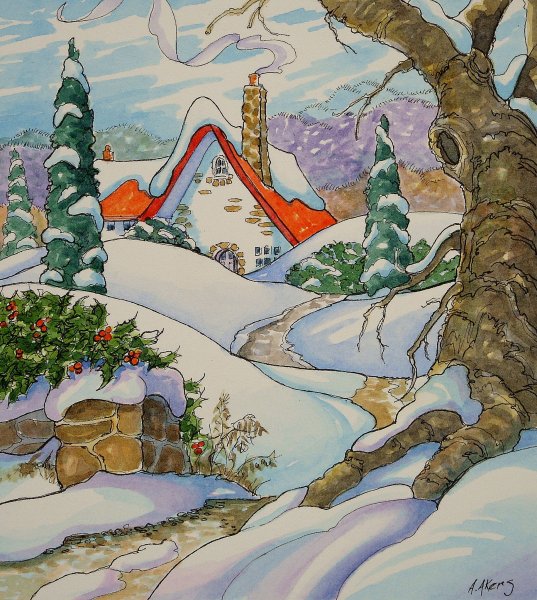 Зимние домики Алиды Акерс