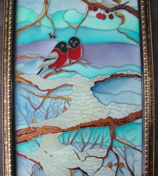 Зимний витраж