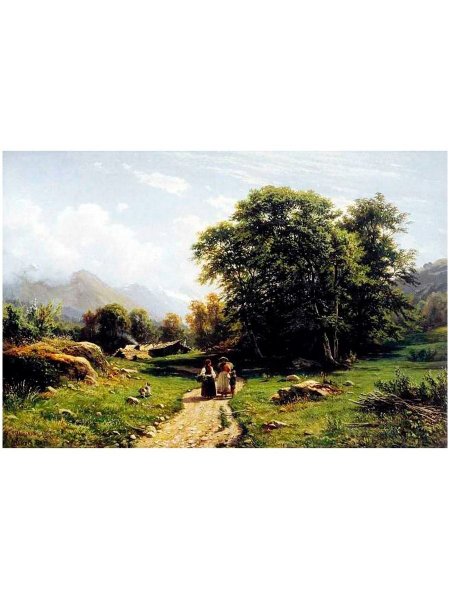 Шишкин, Иван Иванович - швейцарский пейзаж"