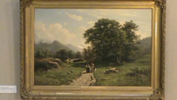 Картина Ивана Шишкина швейцарский пейзаж