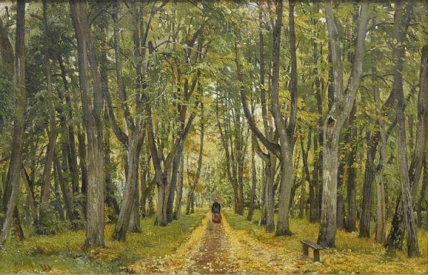 Ручей в Березовом лесу. И. Шишкин. 1883