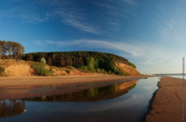Река Волга просторы Ульяновск
