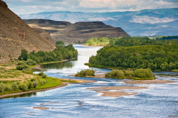 Республика Тыва река Енисей