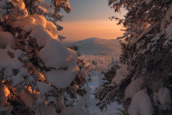 Природа Урала зима