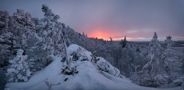 Природа Урала зимой