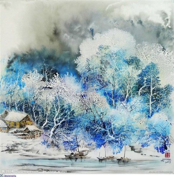 Китайский художник бай Хаоран