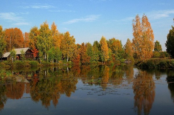 Пейзажи Щелыково Костромской области