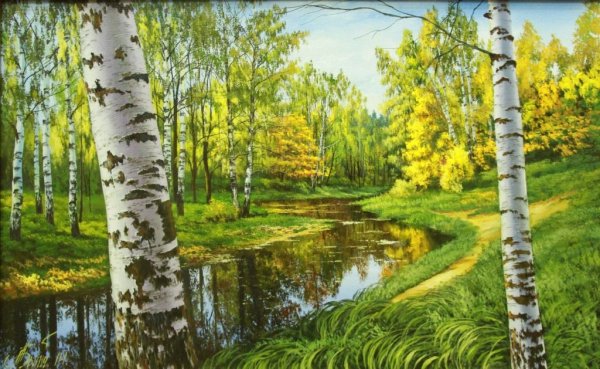 Художник Александр Былич лес