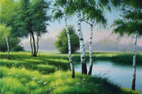 Художник Сергей Сержпинский картины лето