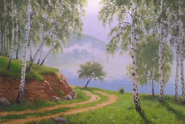 Художник Александр Болотов- летние пейзажи