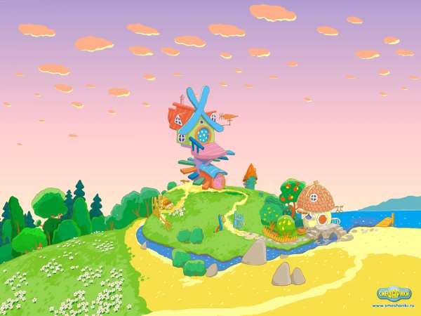 Смешарики домик Лосяша