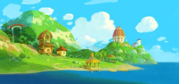 Смешарики пейзаж