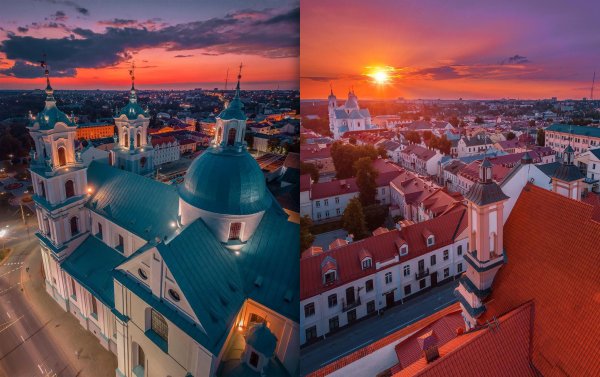 Город с высоты птичьего полета