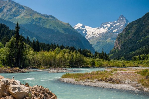 Река Теберда Карачаево Черкесия