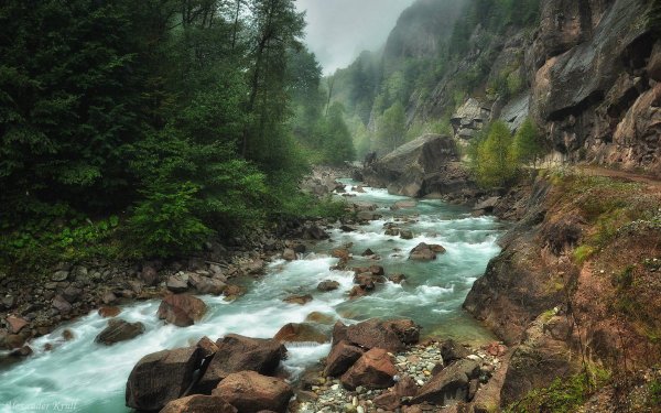 Река большая Лаба КЧР