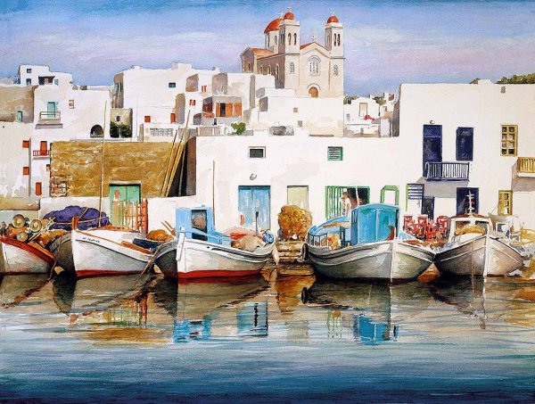 Художник Пантелис зошратос