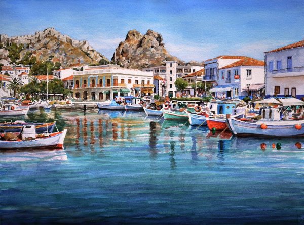 Древняя Греция пейзаж Эллада