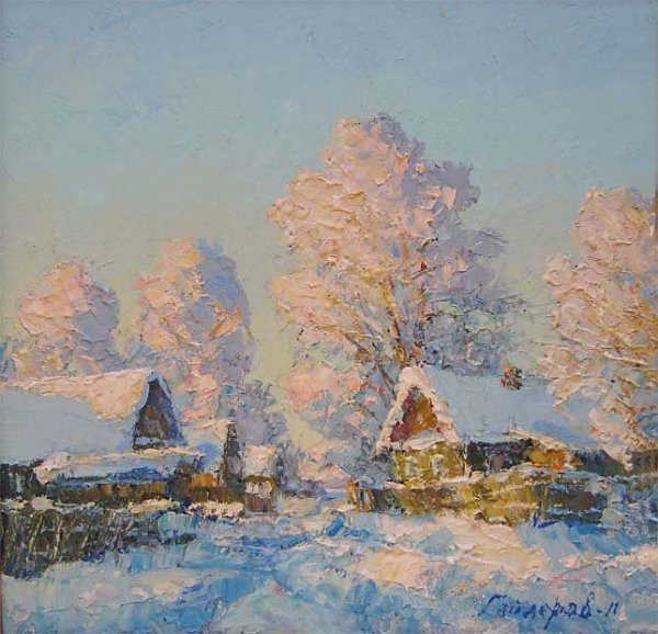 Гайдеров Михаил художник зима