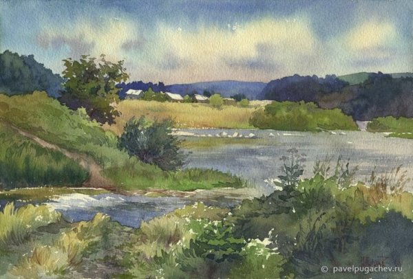 Акварельная живопись Павел Пугачев