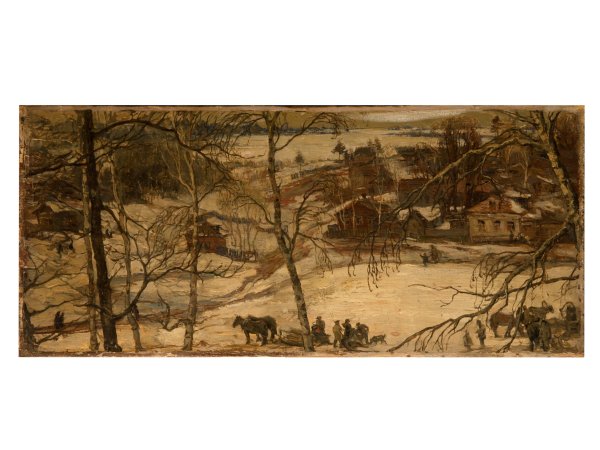 Исаак Израилевич Бродский зимние пейзажи