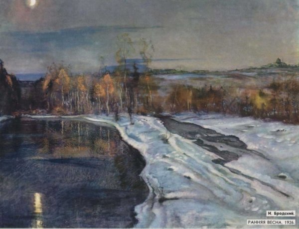 Исаак Бродский «к весне», 1906