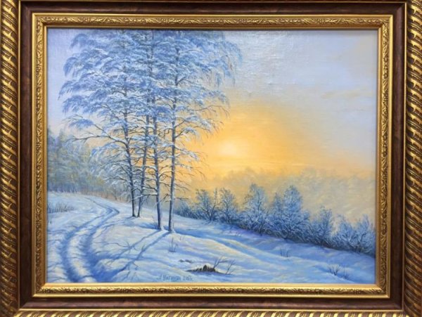 Зимний Вернисаж картины