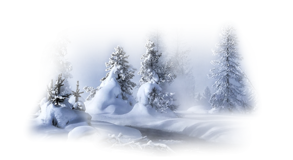 Элементы зимнего пейзажа