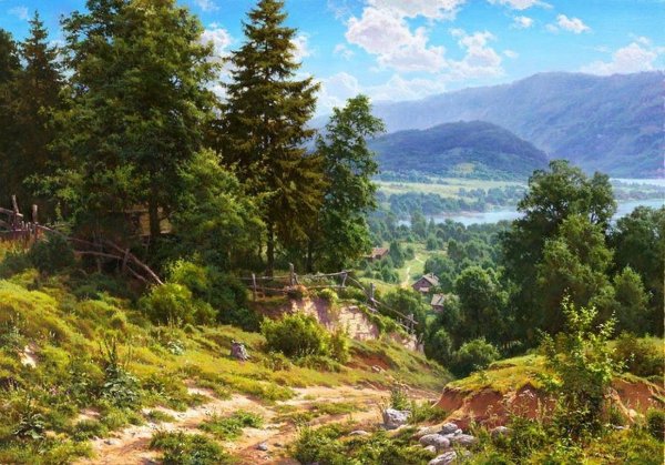 Сергей Бессонов картины пейзажи