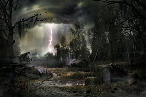 Зона отчуждения сталкер арт