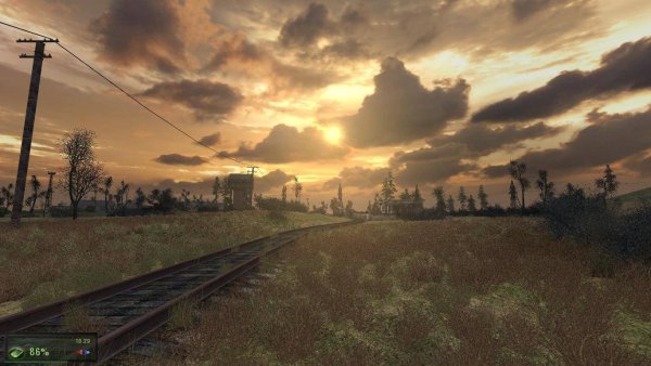 Пейзажи зоны отчуждения сталкер