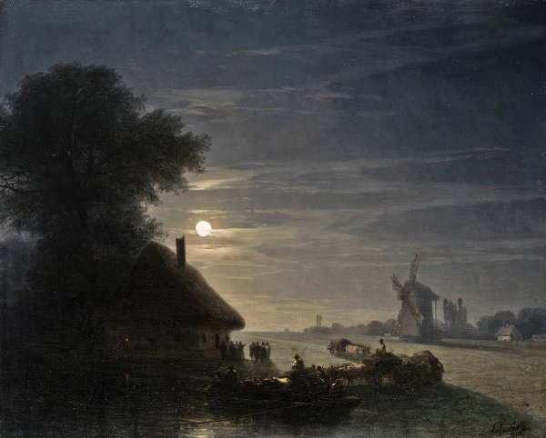 Туманное утро в Италии Айвазовский