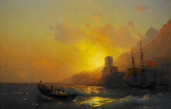 Иван Константинович Айвазовский вид из Ливадии