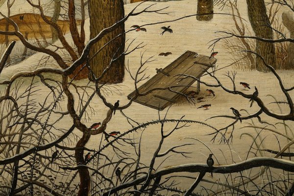 Питер брейгель младший зимний пейзаж