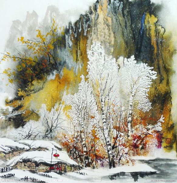 Художник bai Haoran картины