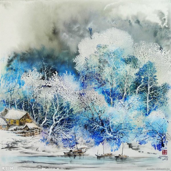 Китайский художник бай Хаоран