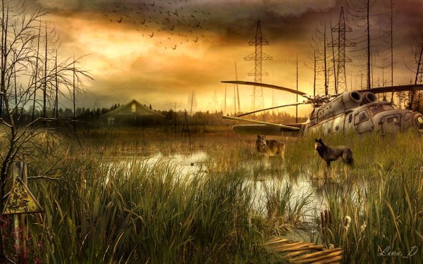 Сталкер Зов Припяти пейзажи